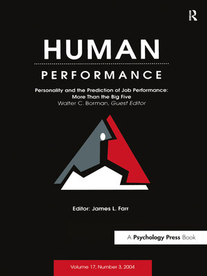 cover image of Personality and the Prediction of Job Performance